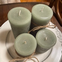 ニトリのキャンドル　4本セットの画像