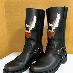 美品　ハーレーダビッドソン　純正　リングブーツ　刺繍付　
Harley-Davidsonの画像