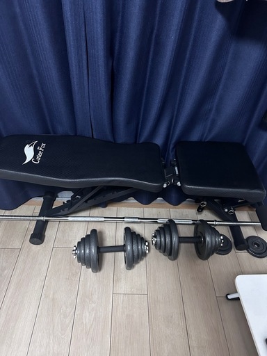 ダンブルとベンチセット50kg