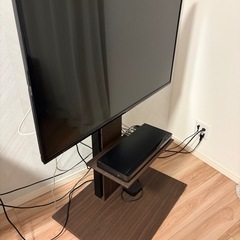 📺【まとめ売り】テレビ＋ブルーレイ＋テレビスタンド＋Apple TV／動作確認済の画像