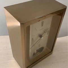 SEIKO セイコー QUARTZ クォーツ 置き時計 振り子時計 ゴールドの画像