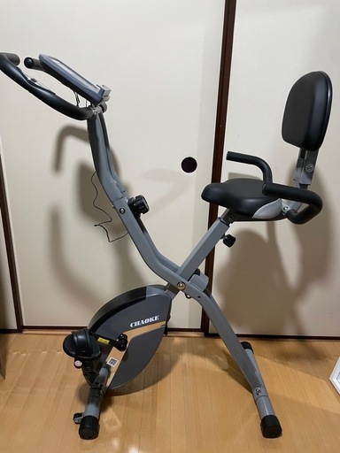 ☆新品【2026アップグレード版】CHAOKE エアロバイク フィットネスバイク (5-in-1折りたたみ/静音/心拍数メーター/ 1