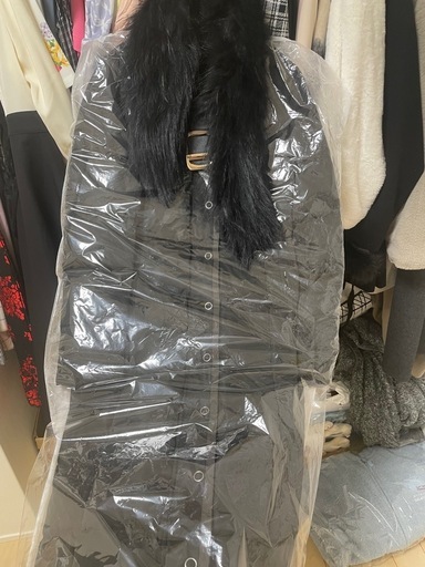 美品✨️EmiriaWiz ベルト付き✨️ラクーン ファー ロング ダウン コート