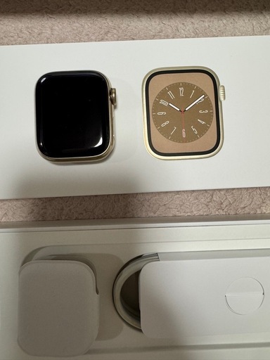  Apple Watch Series 8    ゴールド ステンレススチール / 純正ミラネーゼループ