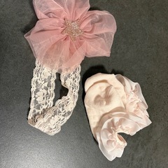 3COINS チュールスリーブロンパース　誕生日　おまけ付きの画像