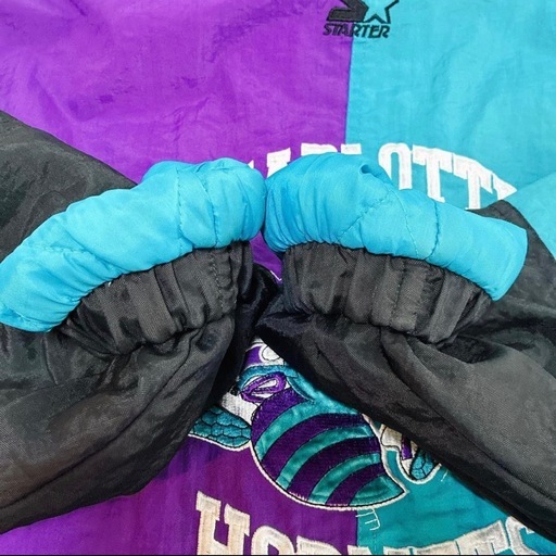 90s STARTER NBA Charlotte Hornets Mサイズ