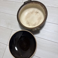 土鍋　小皿付き　直径25cm　ガス火用の画像