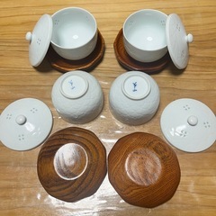 湯呑み　茶托　蓋　セットの画像