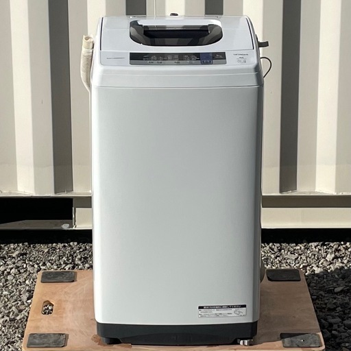 高圧洗浄済み ! ! ◇日立 洗濯機 2019年製 5Kg 風脱水 NW-50C 保証付