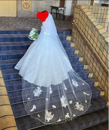 ウェディングベール ロング メロウ アールイズ (あずき) 大井町の冠婚