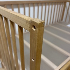 【受渡者さま決定済】イケアIKEAベビーベッド SNIGLARの画像