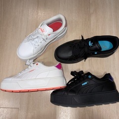 プーマ厚底スニーカーの画像