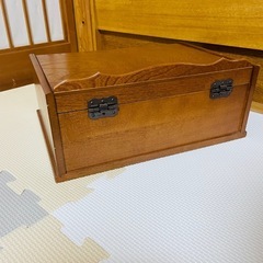 木製 ジュエリーボックス(ミラー付き)の画像