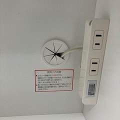 【美品】　ニトリ食器棚　白色　幅120㎝の画像