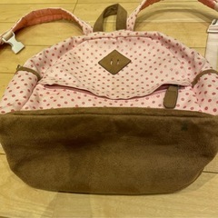 ニットプランナー　KP 中古　女の子　キッズ用　リュックサック　ピンク　ラメ　Sサイズの画像