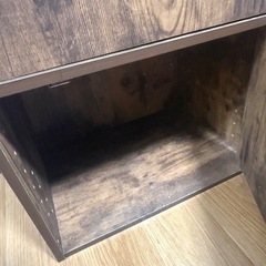 ニトリ　カラーボックス カラボ　3段扉付き の画像