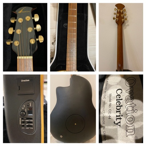 used☆Ovation（オベーション）Celebrity CC44☆ハードケース付き