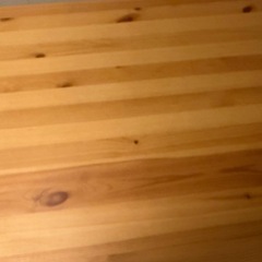 IKEAダイニングテーブル　木目　白の画像