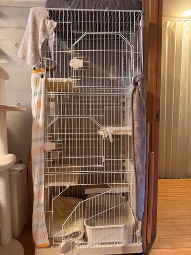 綺麗！ハピネコ  コンパクト
3段キャットケージ