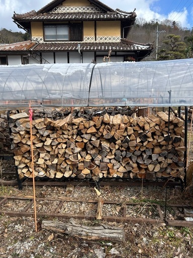 薪広葉樹ミックス軽トラ1台分0.8立米 (mcken) 高梁のその他の中古