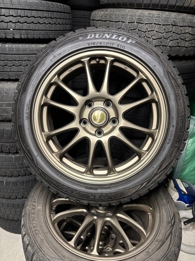 DUNLOP 215/40R17 ゴールドホイールセット