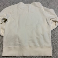 Champion ホワイト トレーナー M 身幅47、袖丈58、着丈62センチの画像