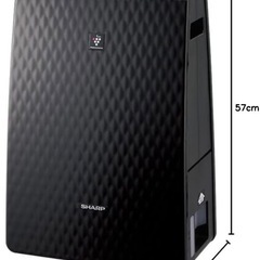 シャープ プラズマクラスター7000 加湿空気清浄機 KC-30T7-B (ブラック)の画像