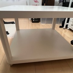 ローテーブル　白　ホワイトの画像