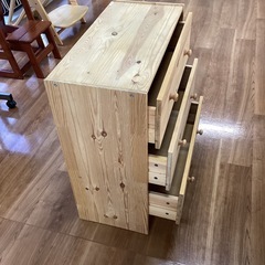 ミニチェスト【町田市再生家具】　253060の画像