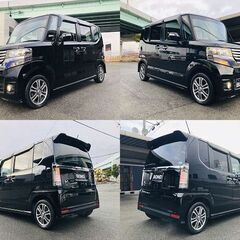 H24　ホンダ　N-BOX＋カスタム 【福岡自社ローンBOND】保証人無・頭金無・GPS無・人柄重視・代車費無料・納車費無料・ LINE相談・他店で断られた方、大歓迎!!!!の画像