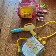 ワンチャンお散歩セット、すみっこ水鉄砲の画像