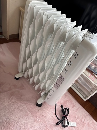 アイリスオーヤマ オイルヒーター 24hタイマー POH-S1208M-W ほぼ未使用