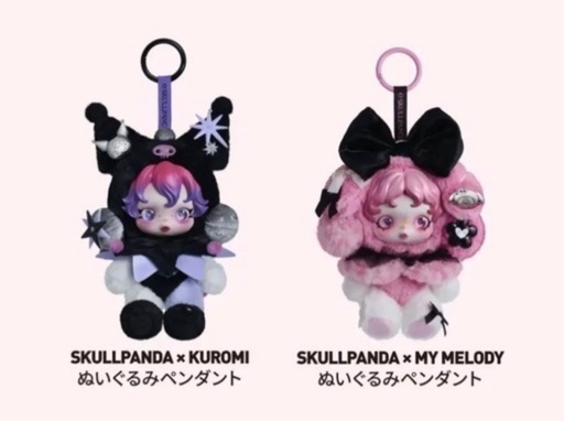 Popmart sanrio skullpanda ポップマートサンリオマイメロクロミスカル