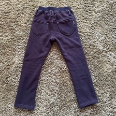 裏起毛パンツ　120の画像