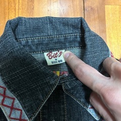 BIT'Z・80cm・デニムジャケット・刺繍の画像