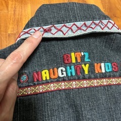 BIT'Z・80cm・デニムジャケット・刺繍の画像