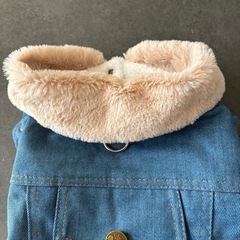 デニムペットジャケット防寒着新品Lサイズ未使用の画像
