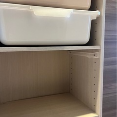 取引中【かなり美品】カラーボックス　ケース付　おもちゃ収納　3段ラック4段ラックの画像