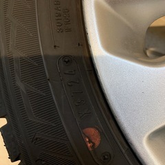 軽自動車スタッドレス14インチ2024年製造7〜8分山の画像