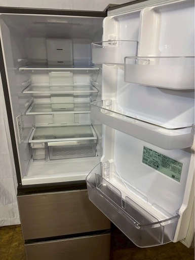 6ヶ月保証】日立3ドア冷蔵庫 R-V32NV 2021年製 315L (お宝電気市場