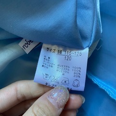 angel's robe ドレス　ドット　水玉　発表会　結婚式　120センチの画像