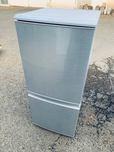 ♢SHARP ノンフロン冷凍冷蔵庫 【2017年製】SJ-D14C-S (みんなの家電