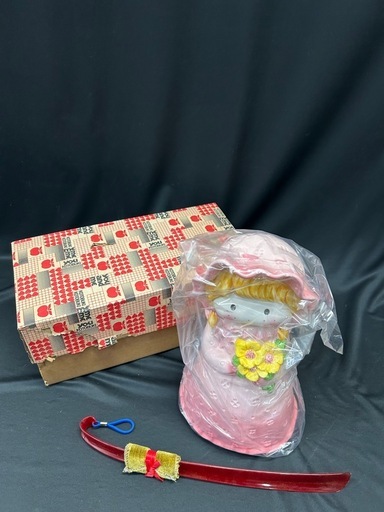 【レトロ品/未使用品】昭和レトロ 陶器製 靴べらスタンド 11357😸 昭和レトロ コトブキ 陶器製 女の子 靴べら立て 靴べら入れ