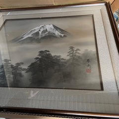 掛軸&富士山絵セットの画像
