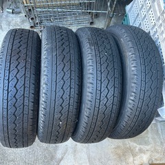 145R12LT ホイル,タイヤ4本セットの画像