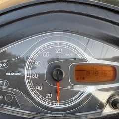 アドレスV125S  防犯アラーム付き　新品パーツ多数(検)小型スクーター　バイク　オートバイ　通学　通勤　配達の画像