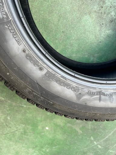 極美品 バリ溝 ブリヂストン ブリザックVRX2 205/60R16 4本セット