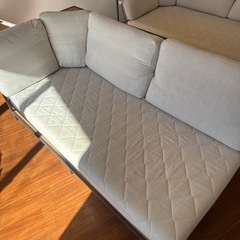 【値下げ可、27日まで引取り限定】IKEA EKEBOLソファ 2脚セットの画像