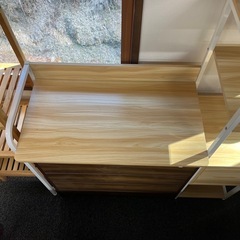 ✨収納ラック付きパソコンデスク｜状態とても良好・在宅ワークにも✨の画像