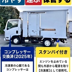 いすゞエルフ冷蔵冷凍車の画像